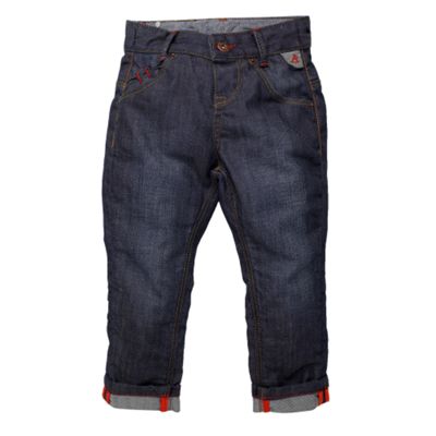 Blue peg leg jeans