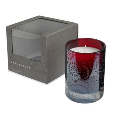 Red frosted small votive