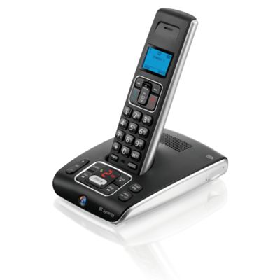 Single dect telephone with answer machine