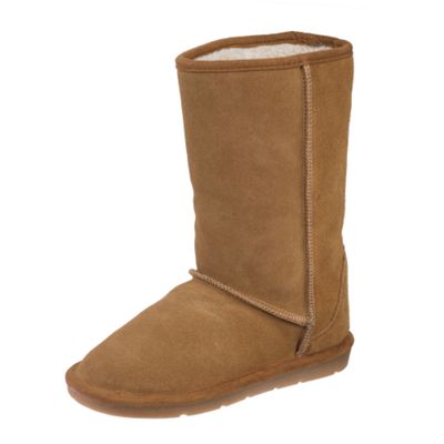 Girl's tan suede boots