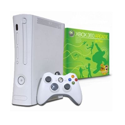 White XBOX 360 arcade