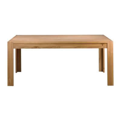 Debenhams Light oak Tate double extending dining table