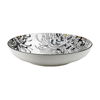 Cream Chrysanthemum pasta bowl