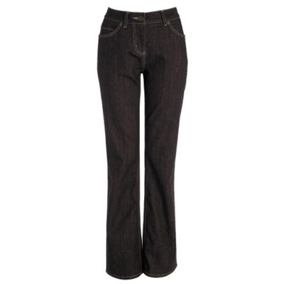 Chocolate organic denim jeans