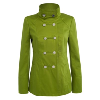 Lime double breasted jacket