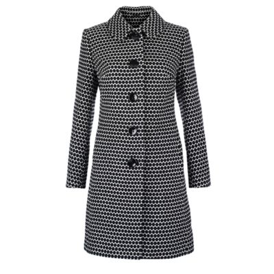 Black and white spot coat