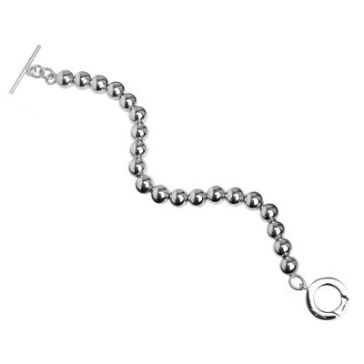 Sterling silver mini ball bracelet