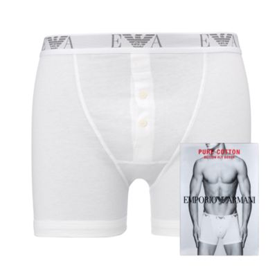 White pure cotton boxers