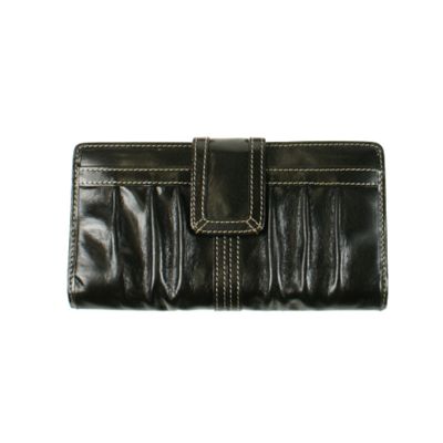 Black vintage style clutch purse