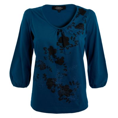 Turquoise dip dye t-shirt
