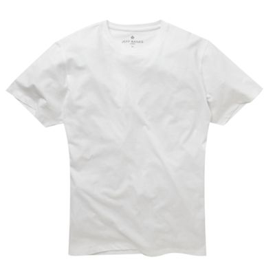 Jeff Banks White crew neck t-shirt