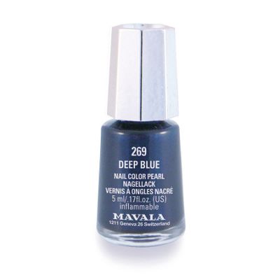 Mavala Mini colour deep blue nail polish