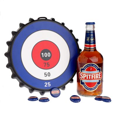 Spitfire Dartboard game and ale