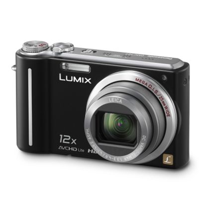 Black TZ7 digital camera