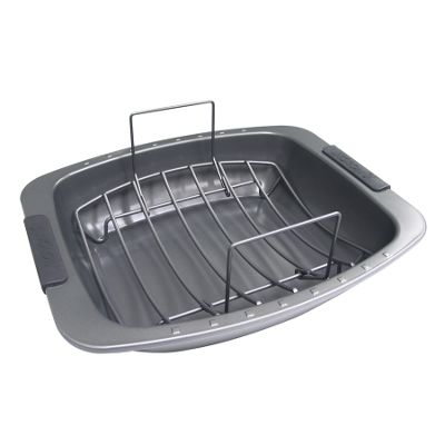 Dark grey roast 'n' rack