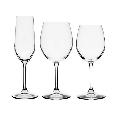 Set of eighteen 'Cantine' glasses