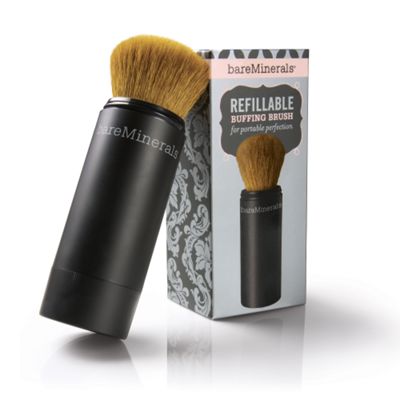 Refillable buffing brush