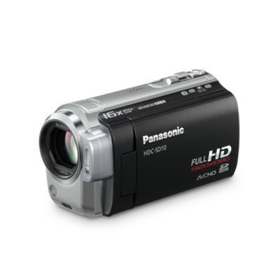Black Panasonic HD Camcorder HDC-SD10