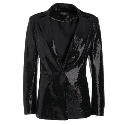 Black Sequin Jacket from Debenhams