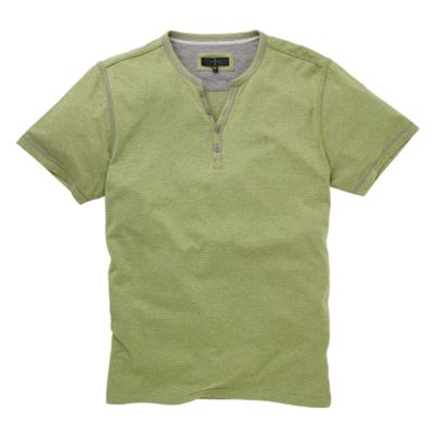 J by Jasper Conran Lime y-neck striped t-shirt