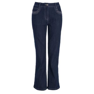 Casual Collection Blue diamante pocket jeans