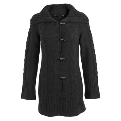 Grey toggle cardi-coat �20