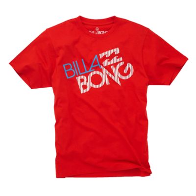 Red branded t-shirt