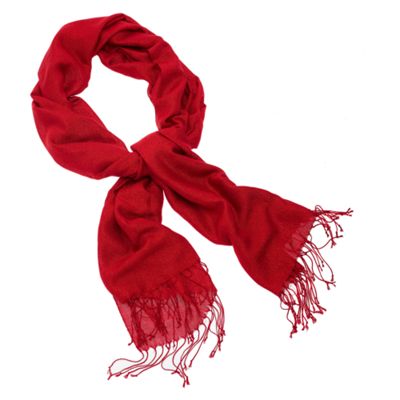 Red Glitter Pashminetta from Debenhams