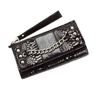 Black mini clutch bag
