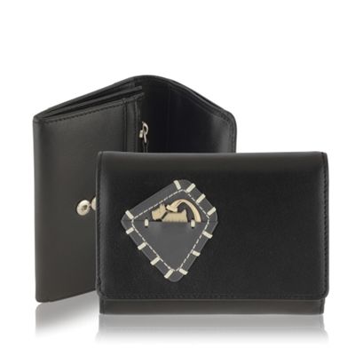 Black 'Enigma' Medium Wallet