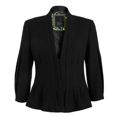 Betty Jackson.Black Black boucle jacket