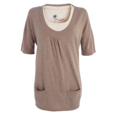Taupe oversized jumper