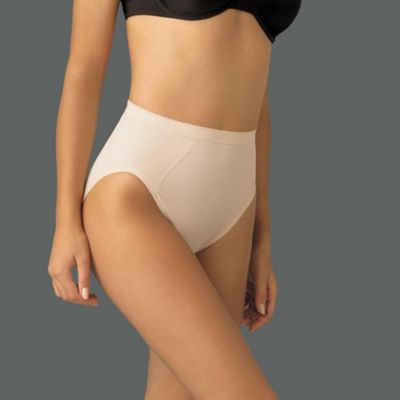 Hi' cut firm control briefs