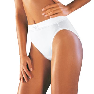 White Double Comfort tai briefs