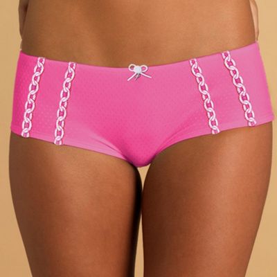 Pink 'Chain' shorts