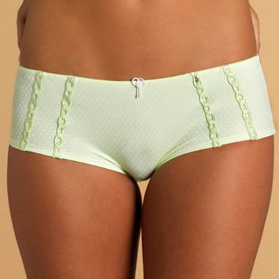 Green 'Chain' shorts