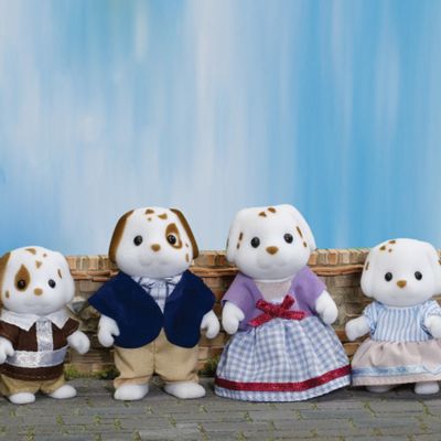 Chocolate dalmation family set