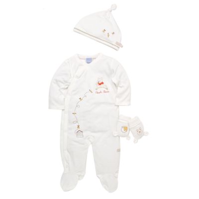 Character White Winnie the Pooh sleepsuit set