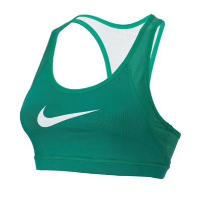 Green short airborne reversible sports bra