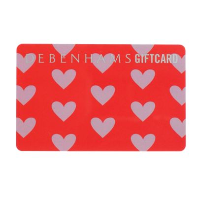 Hearts gift card