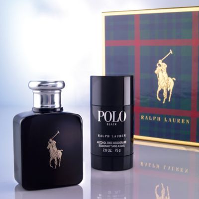 Polo black mens gift set