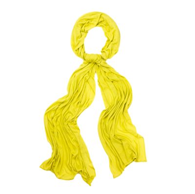 Lime jersey scarf