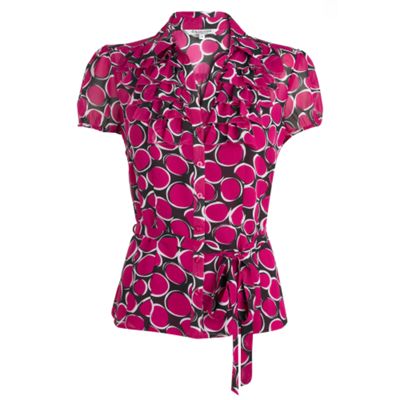 Collection Pink spot print blouse