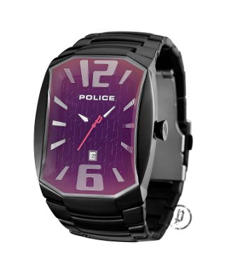 Police Black bracelet strap watch