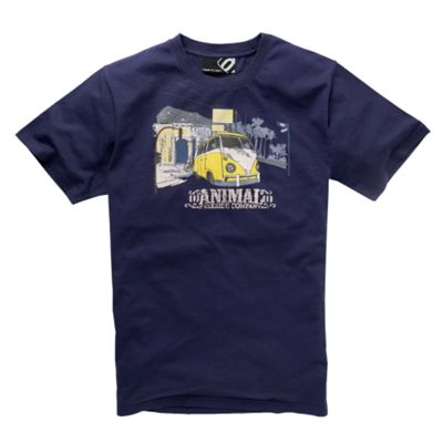 Animal Blue bus print t-shirt