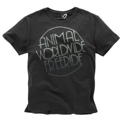 Animal Grey chest print t-shirt