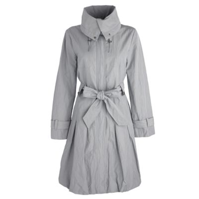 Rocha.John Rocha Silver puffball trench coat