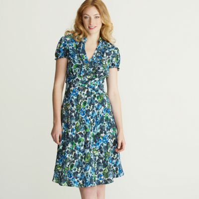 Charcoal floral dress