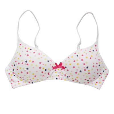 White star moulded bra