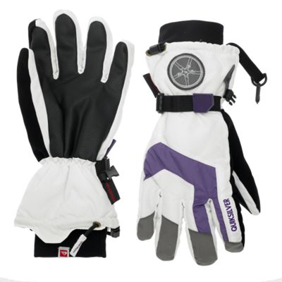 Grey 'Metacarpals' ski gloves